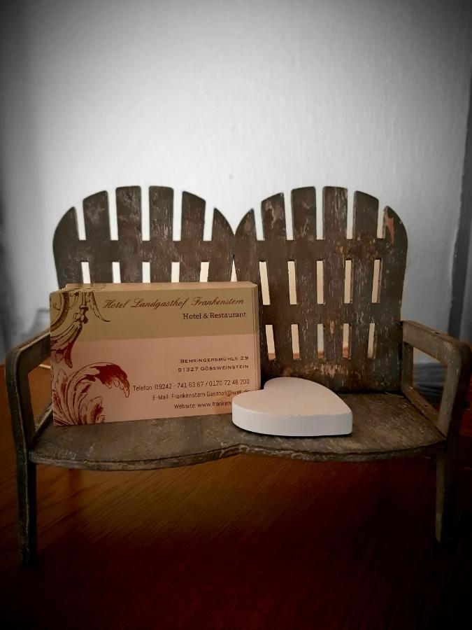 Hotel Landgasthof Frankenstern Goessweinstein Dış mekan fotoğraf